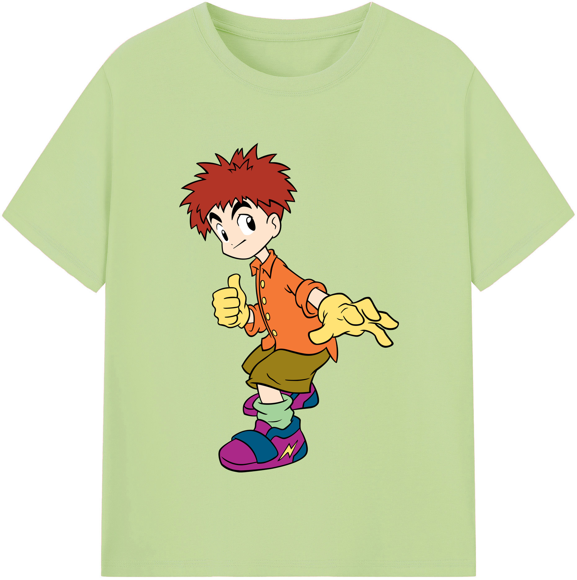 （画像用） Digimon デジタルモンスター/デジモン 綿100％半袖Tシャツ（フロントプリント）